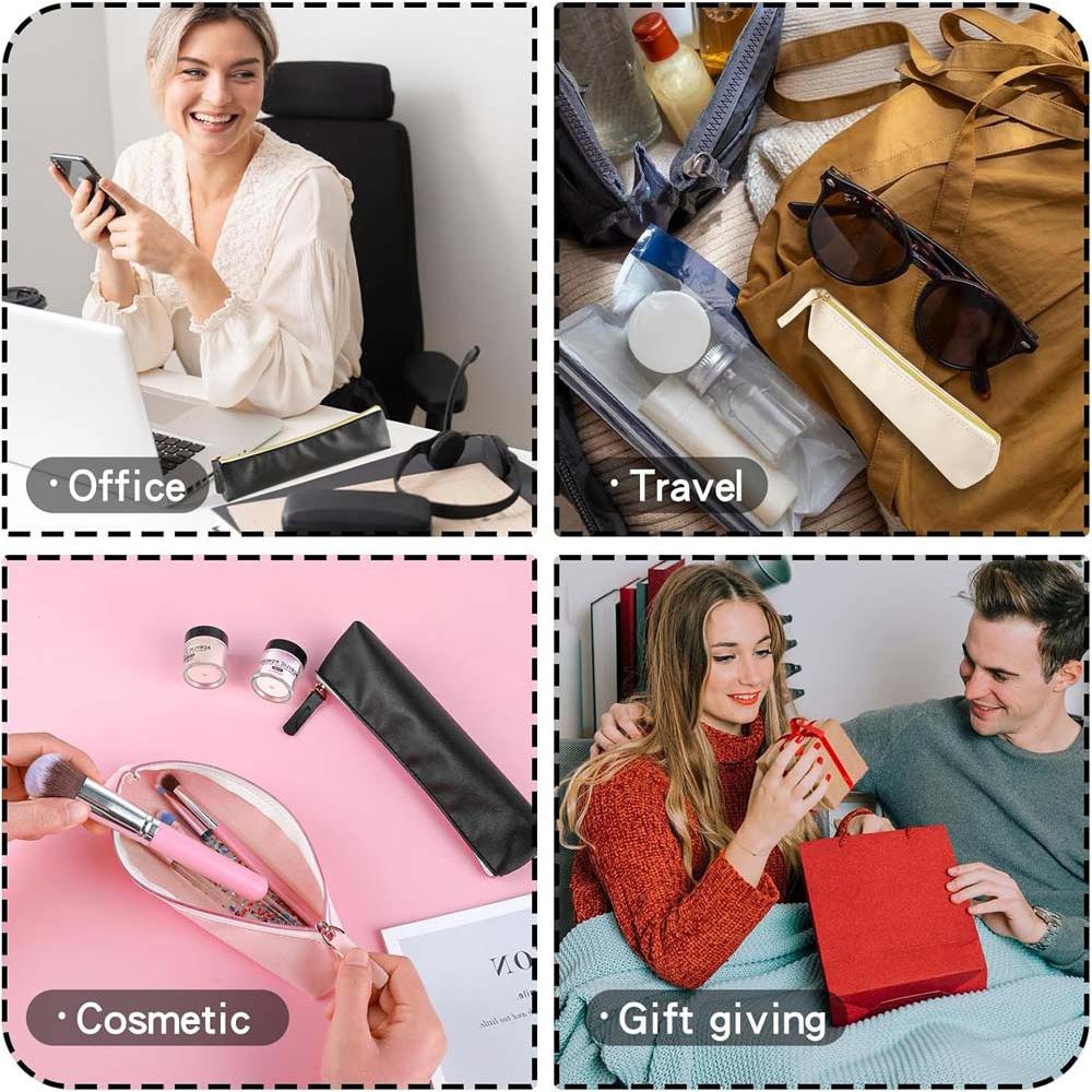 1Pc Pencil Pouch Small With Zipper Cute Office Pouch Bag Stationery Pouch