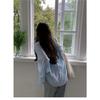 Thin Sun Protection Shirt Drapey Shirt Women's Thin Spring and Summer Korean Style Loose Long-sleeved Top