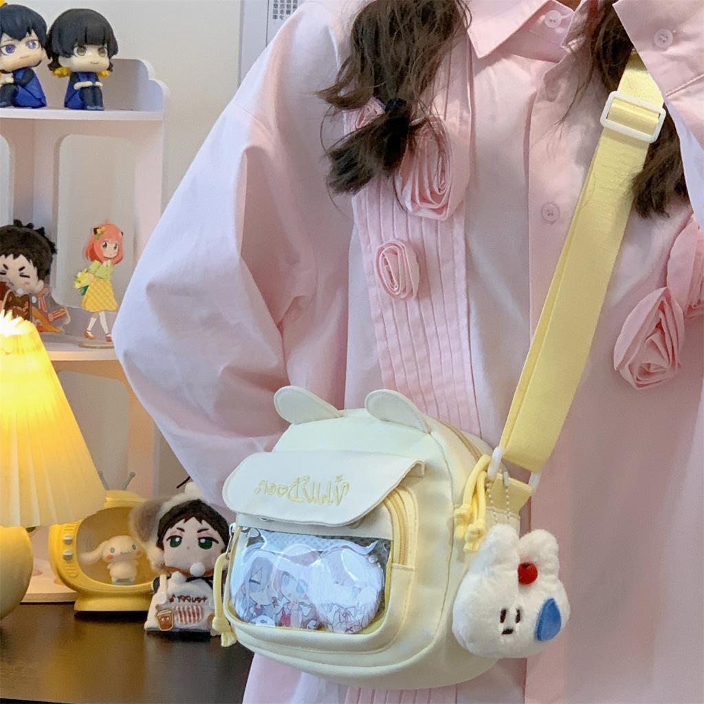 Cute small bag women's summer leisure trip two-dimensional pain bag versatile student shoulder bag mobile phone bag messenger bag