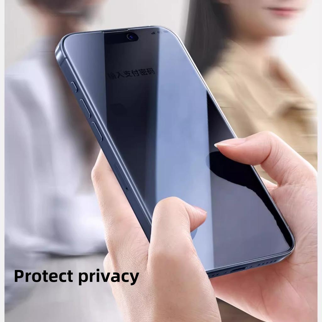 Privacy Screen Protector For iphone 16 Pro Max Tempered Glass Anti-spy iphone 16 15 Pro Max Protective Phone Anti Peeping Film