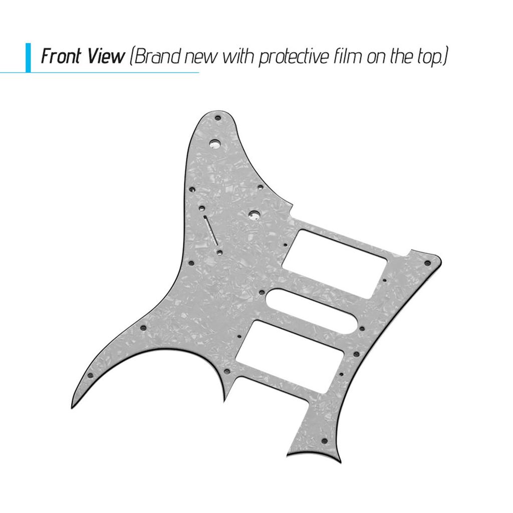 HSH Electric Guitar Pickguard PVC Pick Guard Scratch for Ibanez G250 Guitar Replacement White Pearl 3 Ply