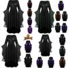 2024 Trendy Women's Halloween Role Play Skeleton Wrap Dress Long Skirt With Unique Patterns