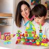 Building Block Children's Bristle Shape Intellectual Modeling Interactive Parent-Child Assembly Diy Educational Brick Toy