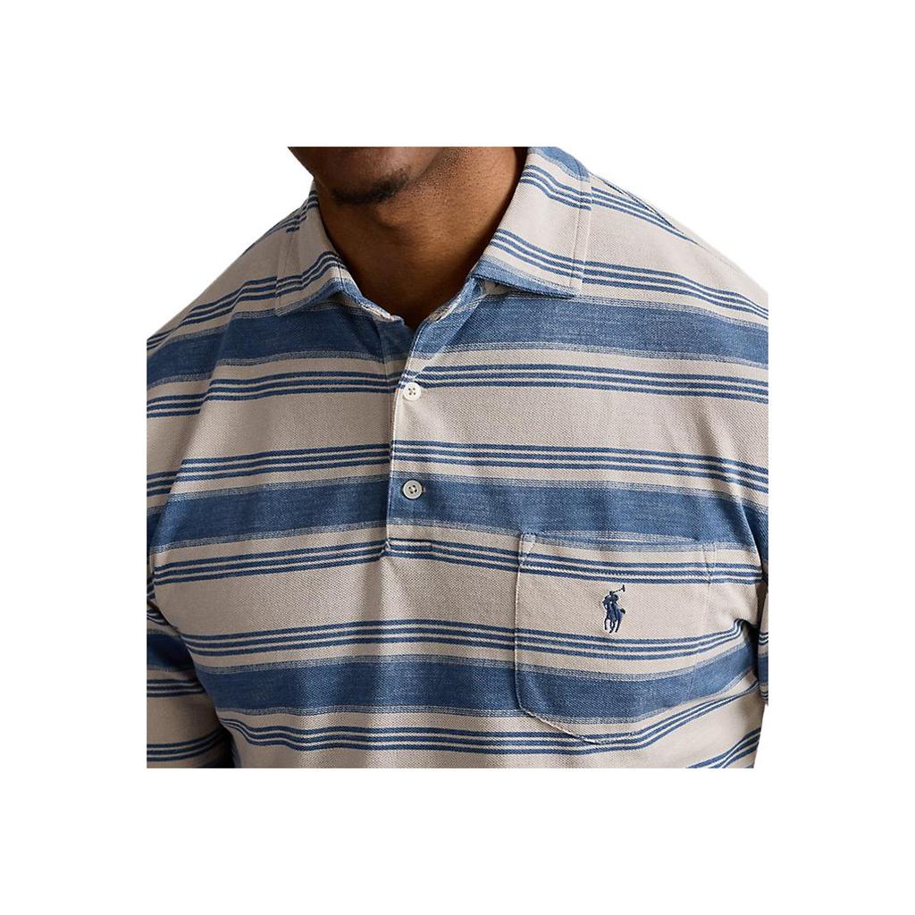 Polo Ralph Lauren Striped Mesh Short Sleeve Polo Shirt Men Tops Multicolor 711941529-001