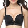 TK large size underwear female sexy upper support gathering no steel ring seamless drawstring strap thick bra