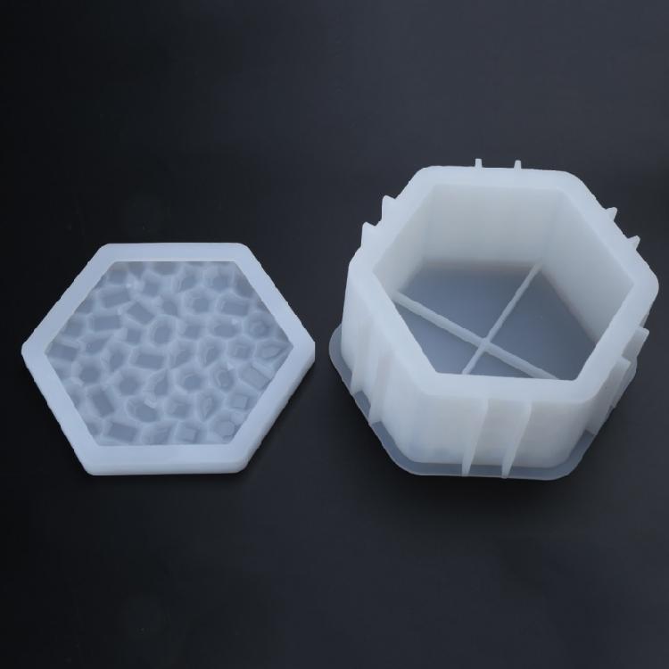 Box Resin Mold Storage Box Resin Molds Silicone Jewelry Box Resin Mold with Lid
