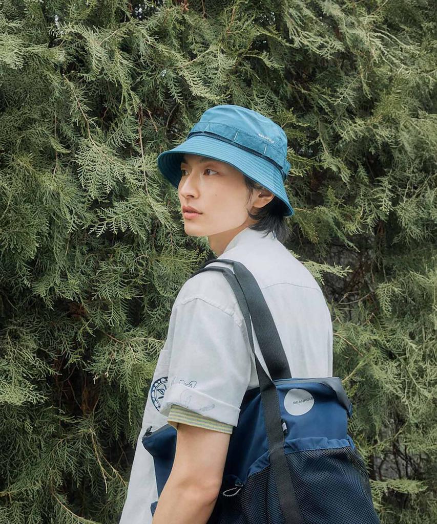 Binpolaegseseoli Nylon Stitch Bucket Hat - Blue