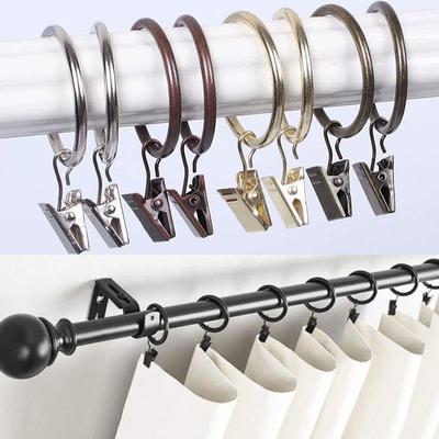 Metal Curtain Clips With Hook Window Curtains Hanging Clamps Accessories Home Bedroom Photo Clothes Clip Rings Buckles