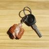 Fashionable Keyring Pork Rib Pendant Keychain Simulated Food Keyrings Jewelry