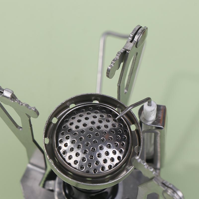 Składany Kuchenka Outdoorowa Ultralekki Stop Mini Kuchenka Gazowa Na Kemping Wędrówki Piec Gazowy Przenośna Kuchenka Outdoorowa Piknikowa