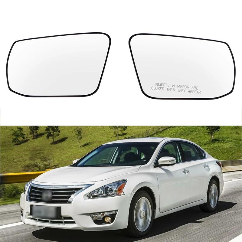 Heated Rearview Mirror Lens for 2013-2018 Nissan Altima, Pulsar, Sentra