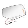 Heated Side Mirror Glass Lens w/ Turn Signal Backing Plate For Chevrolet Silverado GMC Sierra 1500 2500HD 3500HD 2015 2016 2017