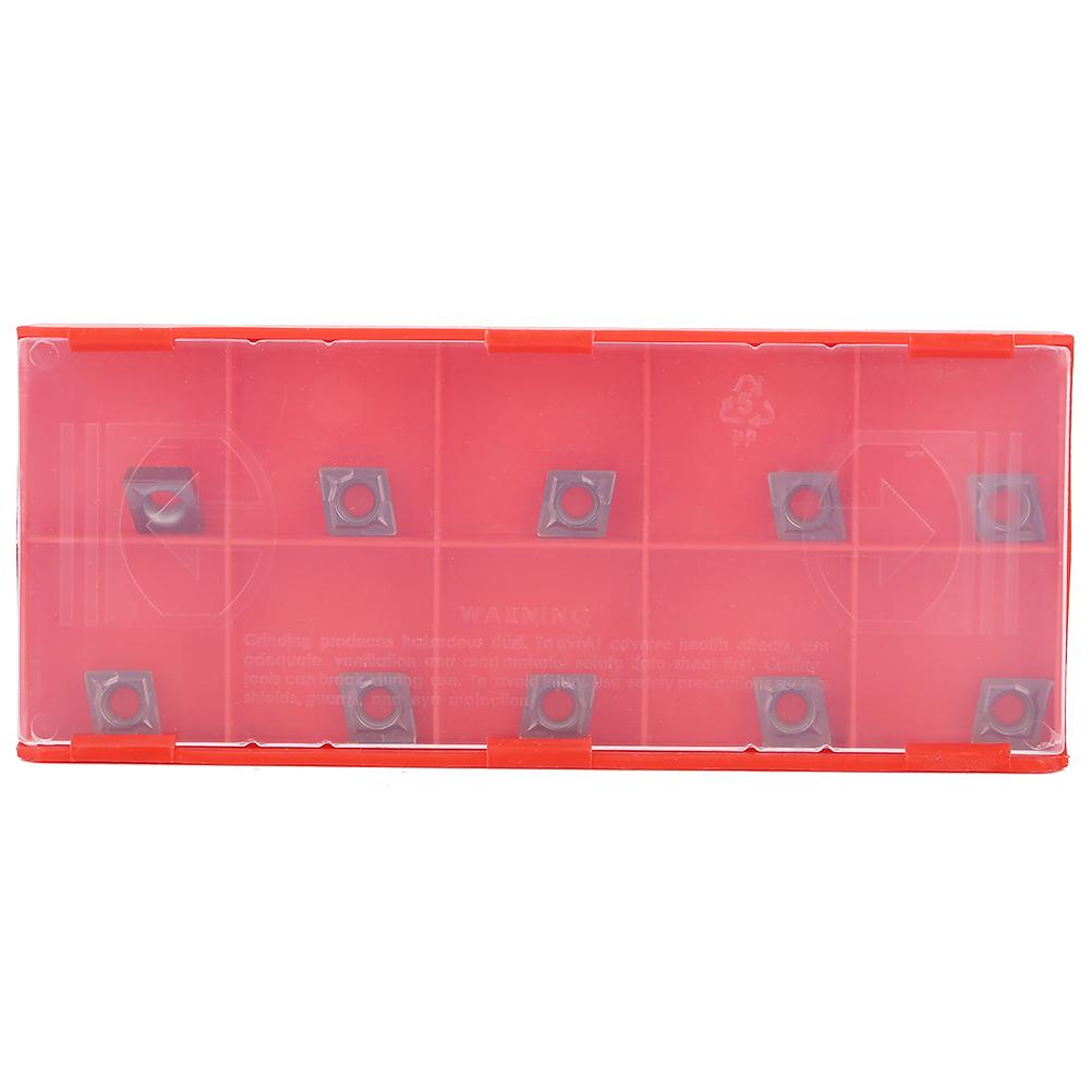 10pcs CCMT060204 VP15TF Carbide Insert Blade CNC Lathe Milling Cutter Turning Tool