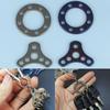 Stylish And Simple Titanium Alloy Accessories Edc Keyring Portable Multi-Hole Keychain Outdoor Tools