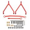 RC Chassis Links Steering Tie Rods Aluminum Alloy Upgrade Parts for FMS FCX24 1Celsius24 Crawler