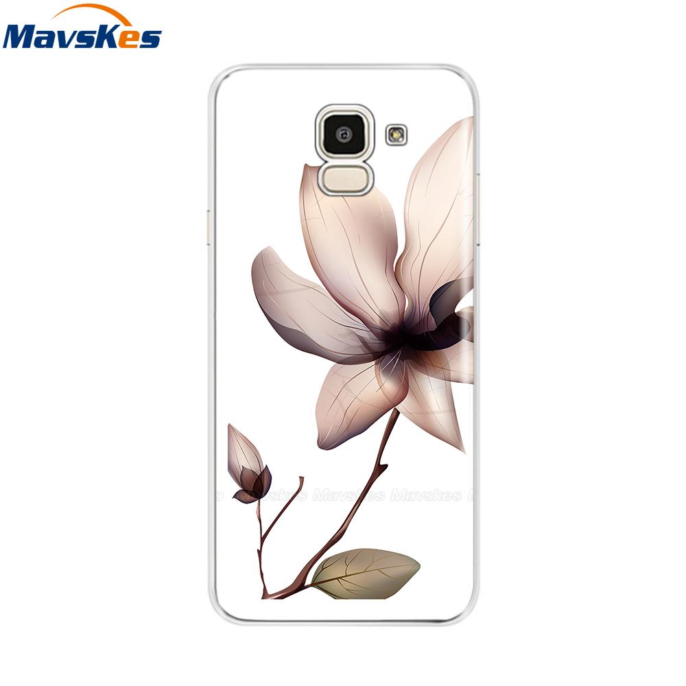 For Samsung Galaxy J6 2018 Case Soft TPU Silicone Back Cover sFor Coque Fundas Samsung J6 2018 J6 Plus 2018 Soft Phone Cases