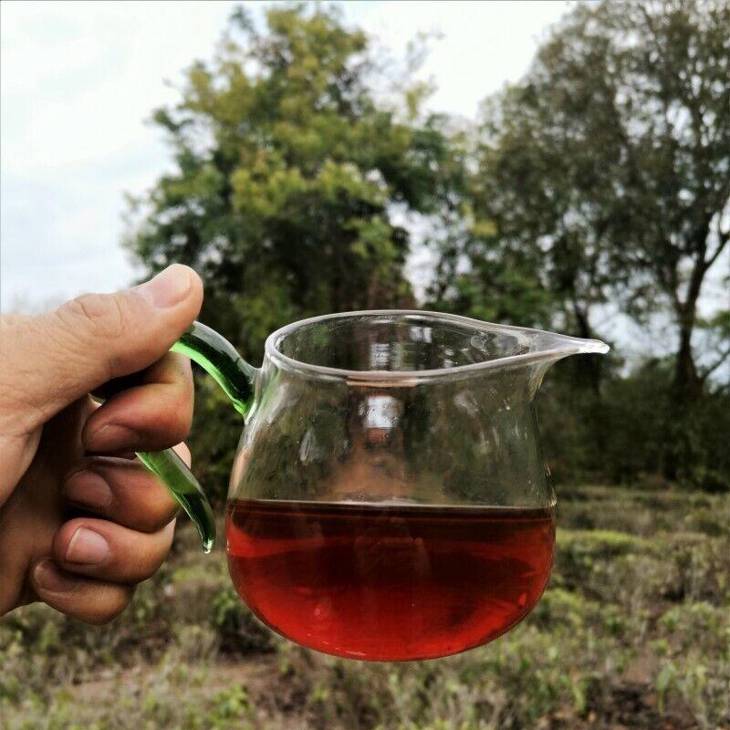 357г Спелый чай Пуэр Юньнань Старое чайное дерево Спелый чайный торт — фото 6