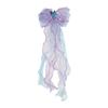 Elegant Colorful Ribbon Hair Bows Princess Bowknot Long Barrettes Alligator Clips Sweet Hair Accessories