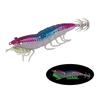 11,7 cm/20,5 g Angelköder, Tintenfischhaken, simulierte lebendige Haut, helle Farbe, weiche Füße, feine Verarbeitung, universelle leuchtende Garnelen, künstlicher Oktopus-Köder