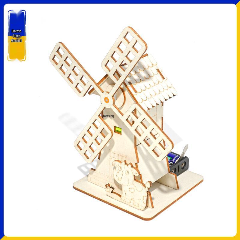 Electric Dutch Windmill DIY Kit for Physics and STEAM Education