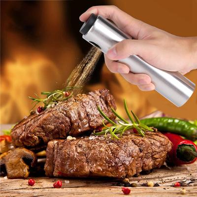 Barbekü Pişirme Zeytinyağı Sprey Şişesi 304 Paslanmaz Çelik Yağ Sprey Şişesi Sirke Sprey Şişeleri BQ Spreyleyici Baharat Şişesi