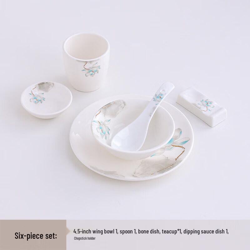 New Chinese Style Ceramic Tableware Set