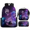Battle of the Twin Cities Arcane Children's School Bag Pencil Case Backpack Elementary School Cartoon Backpack Three-piece Set
