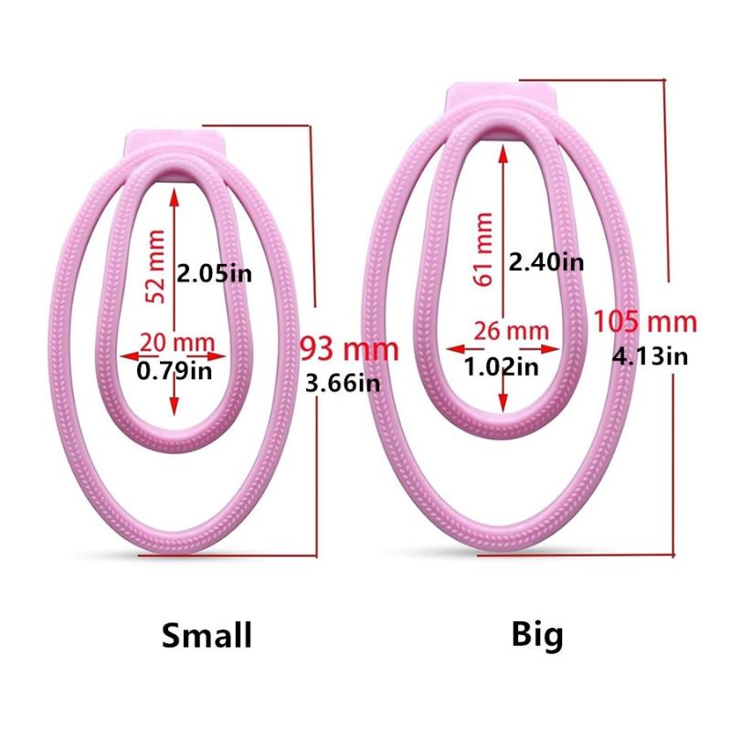 Clip Panty Chastity For Sissy Male Mimic Female Pussy Chastity Device Light Plastic Training Clip Cock Cage Adult Sex Toys