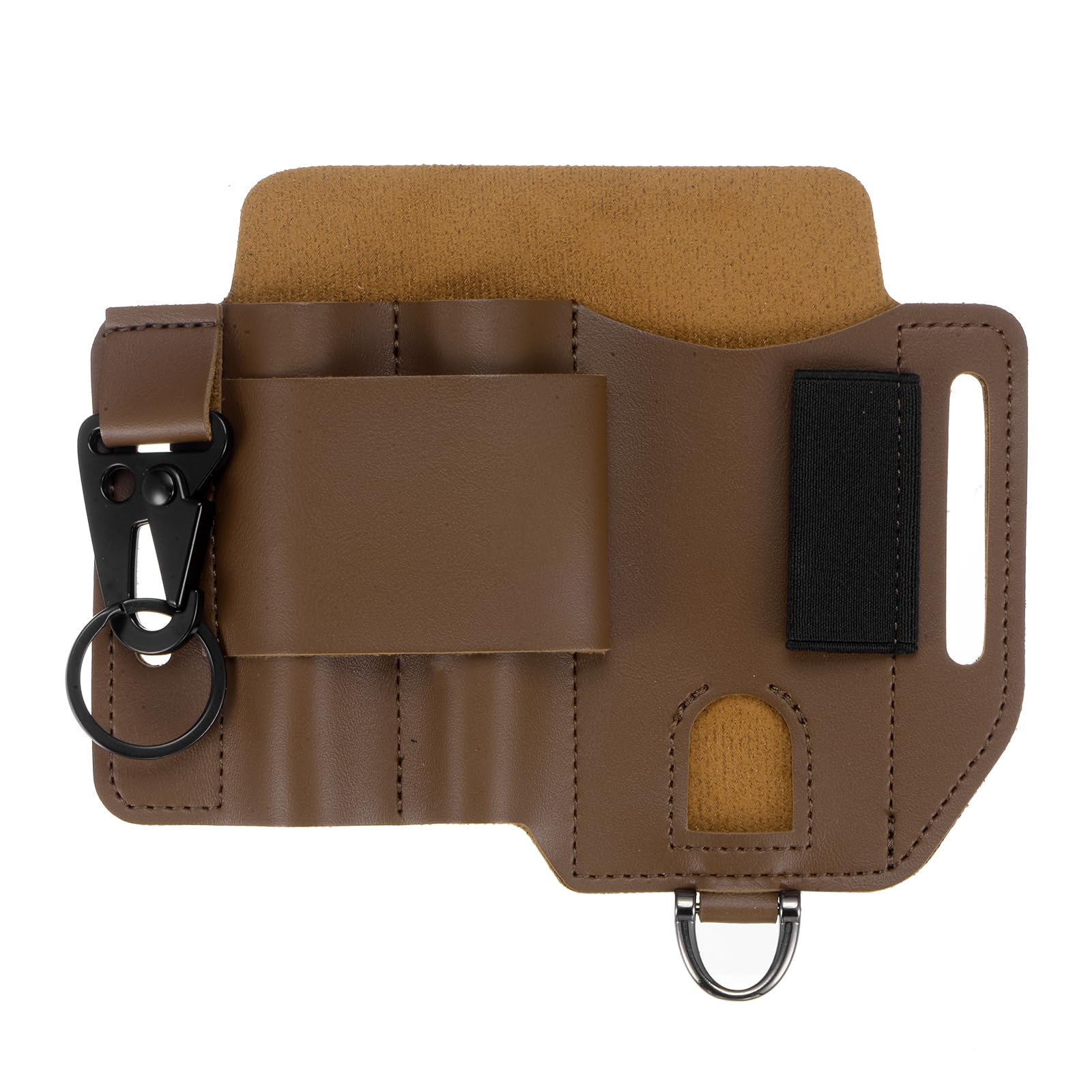 

uxcell Multi Tool Sheath EDC Pocket Organizer x PU Leather Large Capacity Leather EDC Pocket Organizer for Pen Holder Key Fob Folding Knife Multi Tool