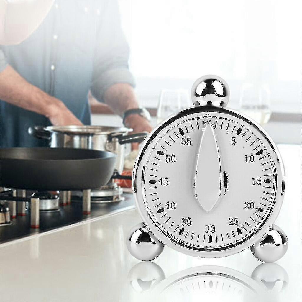 60 Minutes Kitchen Mechanical Timer Baking Cooking Reminder