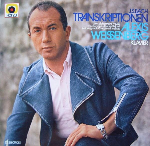 

LP Record J.S. BACH ALEXIS WEISSENBERG Transkriptionen 12505 HR ZU 1973 Germany Classical Used