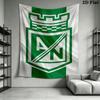 Atlético Nacional Wall Tapestry Aesthetic Wall Hanging Printed Fabric Blanket Decorative Tapestries for Bedroom Living Room Home Decor