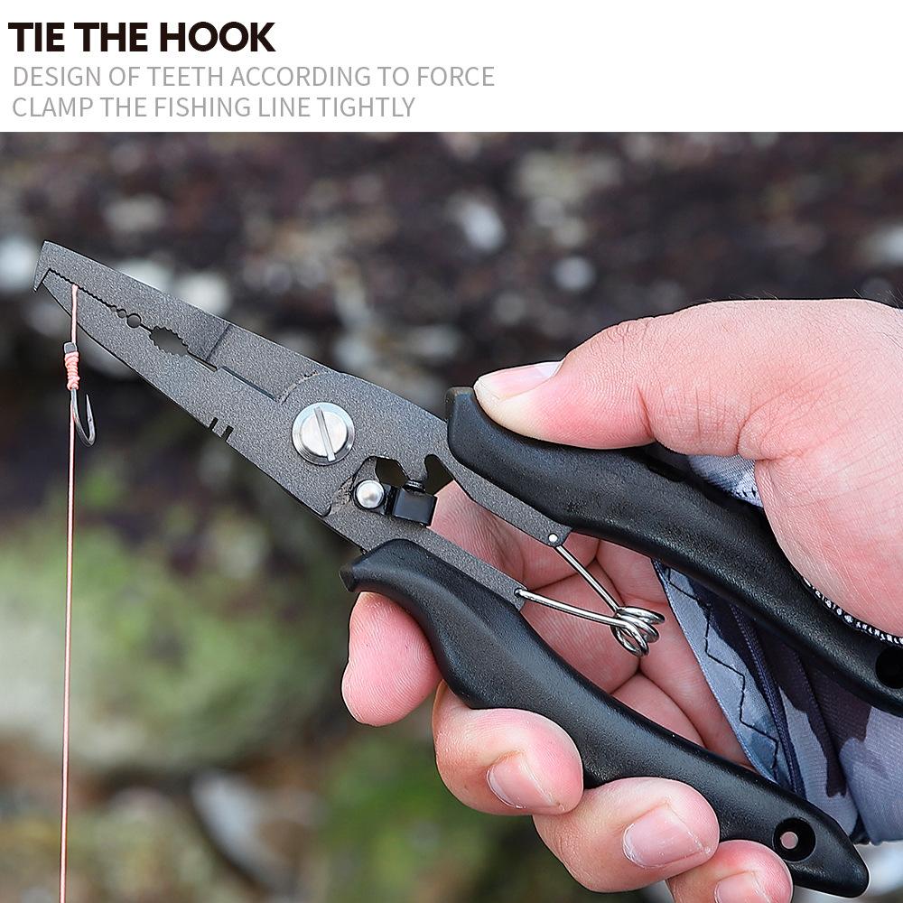 2024 Přenosné multifunkční rybářské kleště 19cm Odstraňovač háčků Nerezová ocel Rybářské náčiní Plovákový ovladač Rybářské potřeby