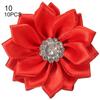 10 Uds. 4cm cinta de raso flores brillantes apliques de diamantes de imitación DIY artesanía de boda