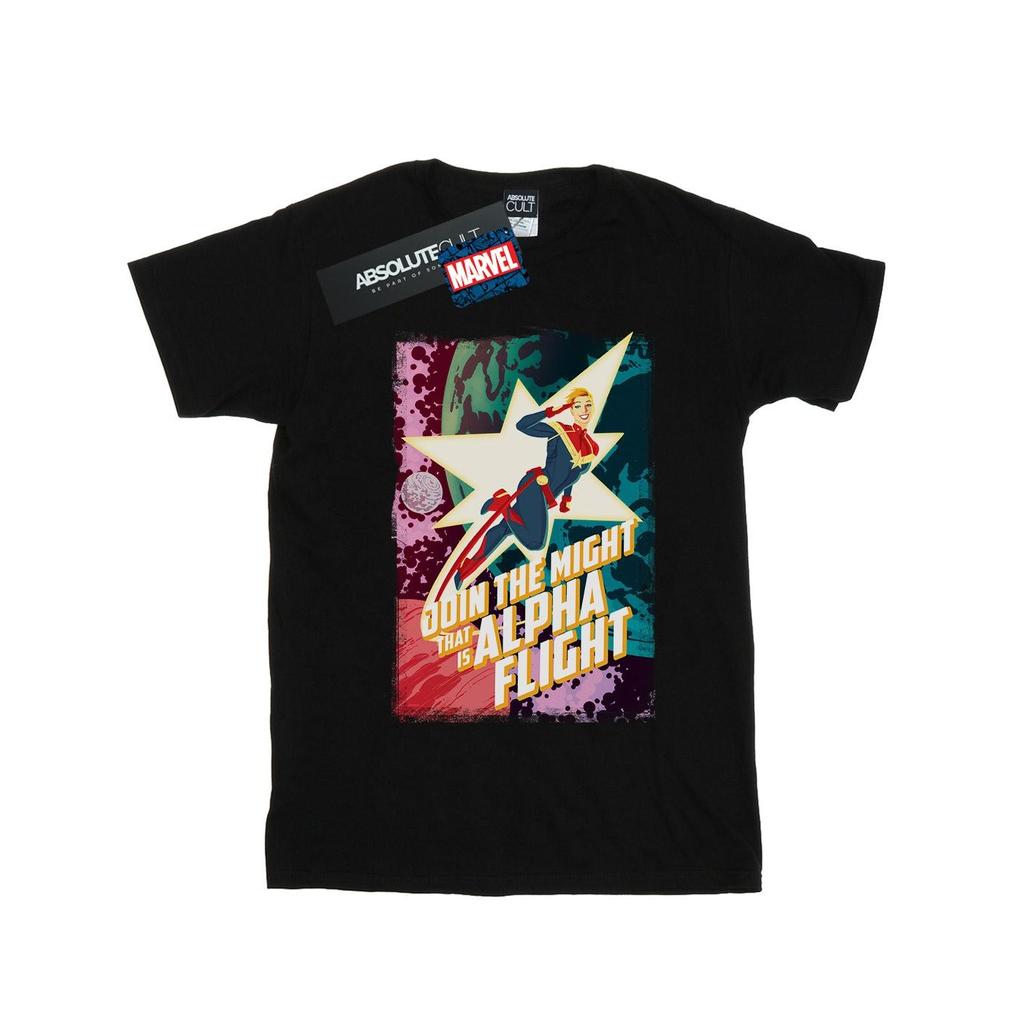 Marvel Mens Captain Marvel Alpha Flight T-Shirt