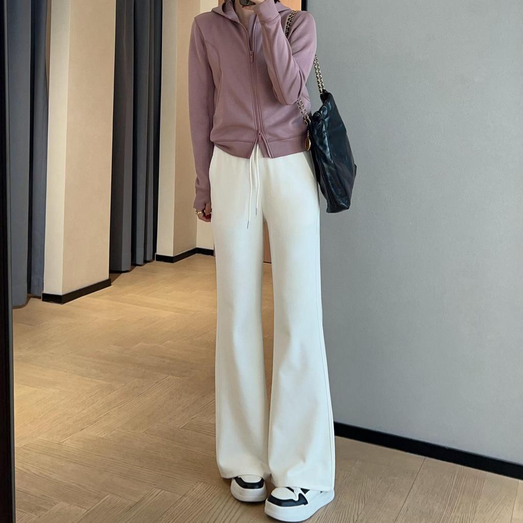 Ze Dai Jia Yi High Waist Slimming Flare Pants for Women - Spring 2026