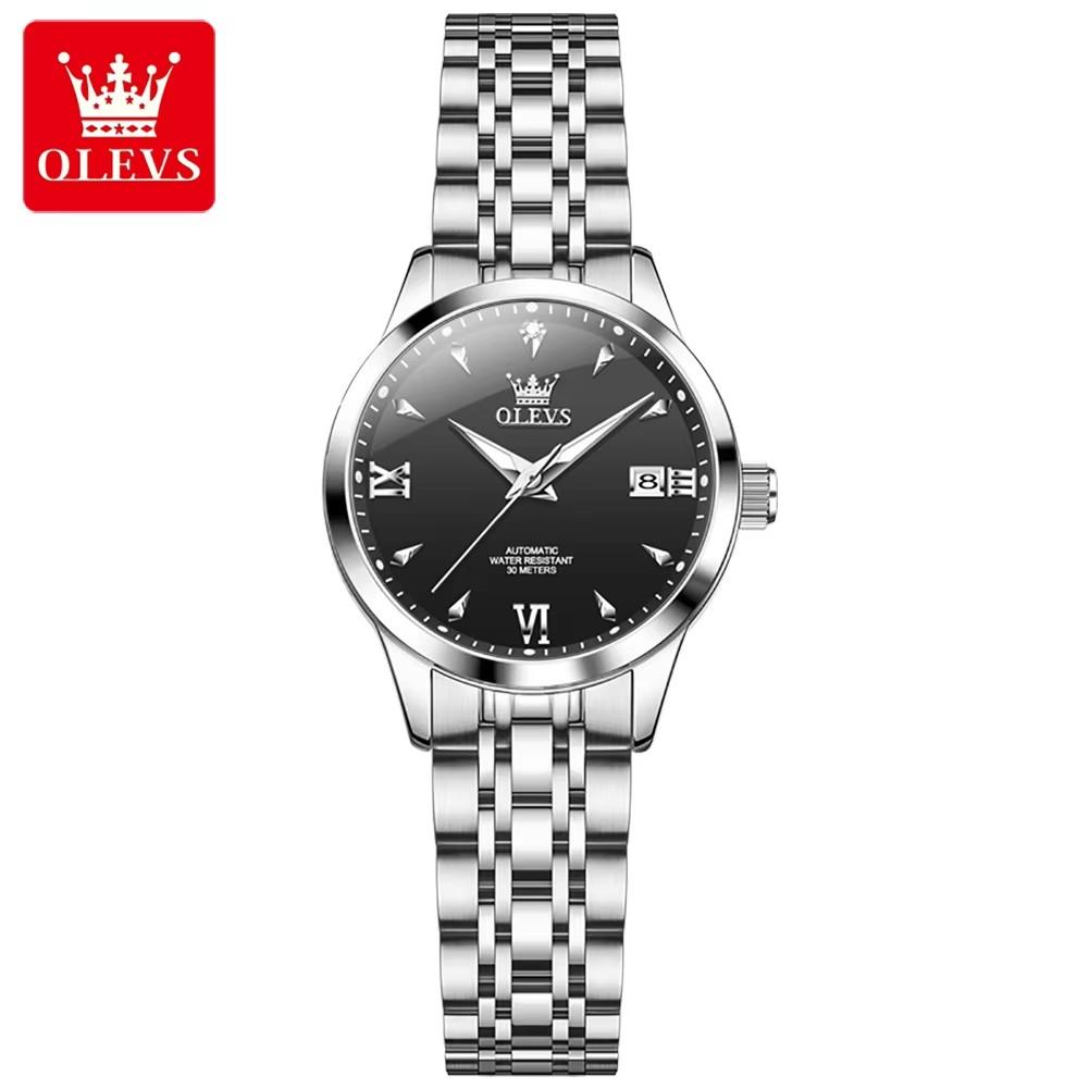OLEVS 9956 Ladies Women's Watches Waterproof Luminous Hands Luxury Automatic Mechanical Wristwatch for Lady Montre Relojes Femme