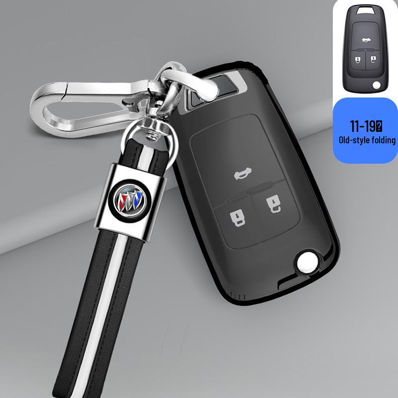 Transparent Full-Wrap Key Case for Buick Envision/Regal/Verano/Lacrosse/GL8