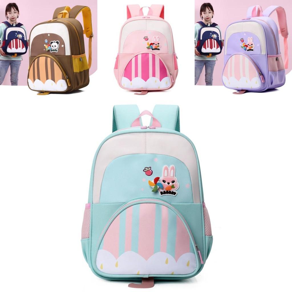 Delightful Gender Neutral Backpack For Children With Cartoon Characters For School