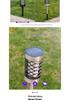 Waterproof Solar Mosquito Killer Lamp for Outdoor Use - Garden, Lawn, Courtyard, Park Insect & Fly Repellent