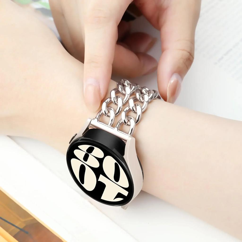 20mm 22mm Luxury Metal Watchbands For Redmi Watch 5 Active/Lite/Xiaomi Watch S4 Bracelet Galaxy 7 6 5 4 Classic Correa Wristband