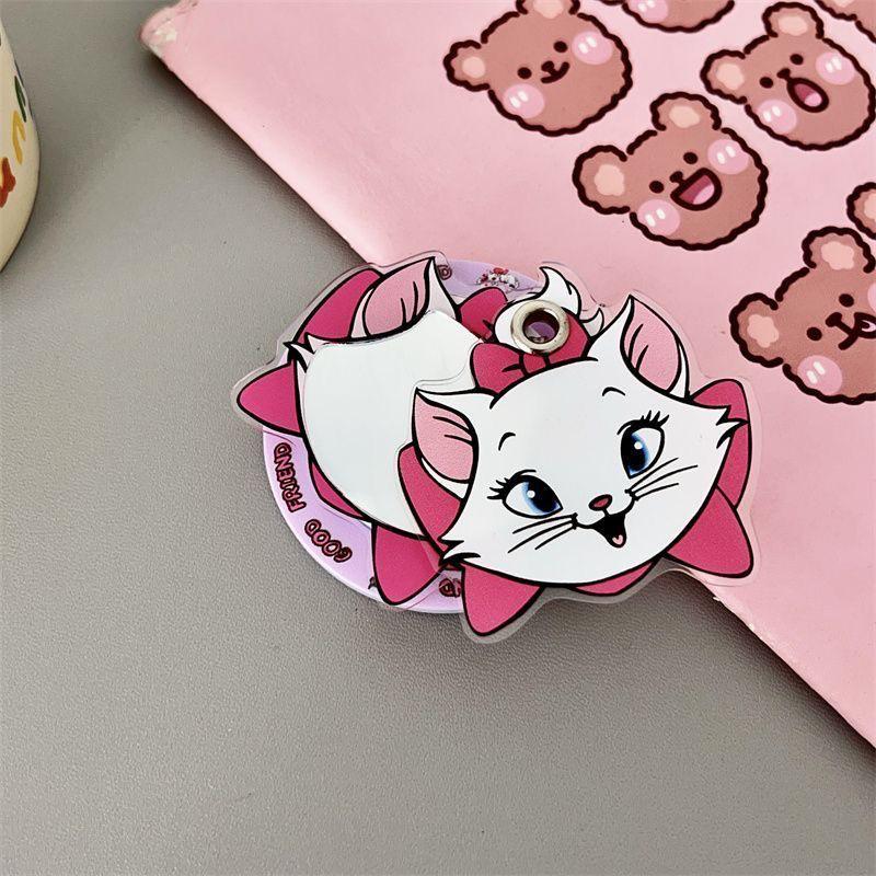 Cartoon Cute Mirror for MagSafe Holder: Super Strong Magnetic Desktop Airbag, Retractable for Women