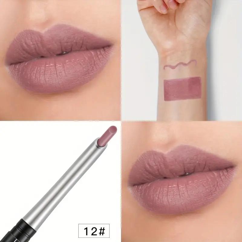 17-Color Set Lip Liner Pencil -Velvety Texture, 24-Hour Long-Wear, Waterproof & Smudge-Resistant, Can Use For Lip & Eyes