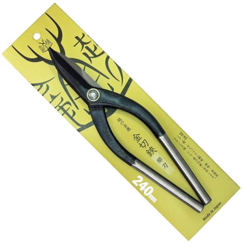 Echigo Golden Deer Metal Cutting Scissors, Yanagiba Blade, 240mm, 138