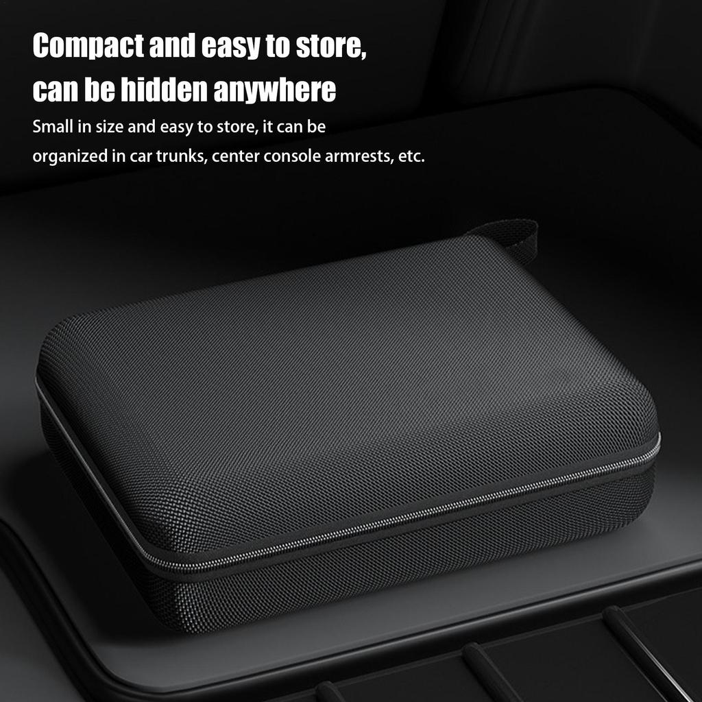 Portable Car Vacuum Storage Case Organizer Zipper Closure Protective Bag for Auto Vacuum Cleaner Pet Hair Remover Accessories