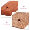 FELTECHELECTR 2-Piece Wooden Knife Handle Accessories, Replacement Knife Handles for Chef Knife Repair, Durable Wood Material, Convenient for Kitchen