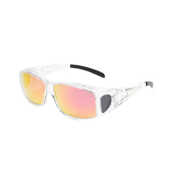 Night Vision Glasses Polarized Night Driving Glasses Anti-Glare Fit Over Sunglasses for Men Women UV Protection Visual Fatigue Relief