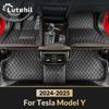 For Tesla Model Y 2024 2025 Car Floor Mat Automobile Carpet Cover Interior Accessories Protective Pad Parts