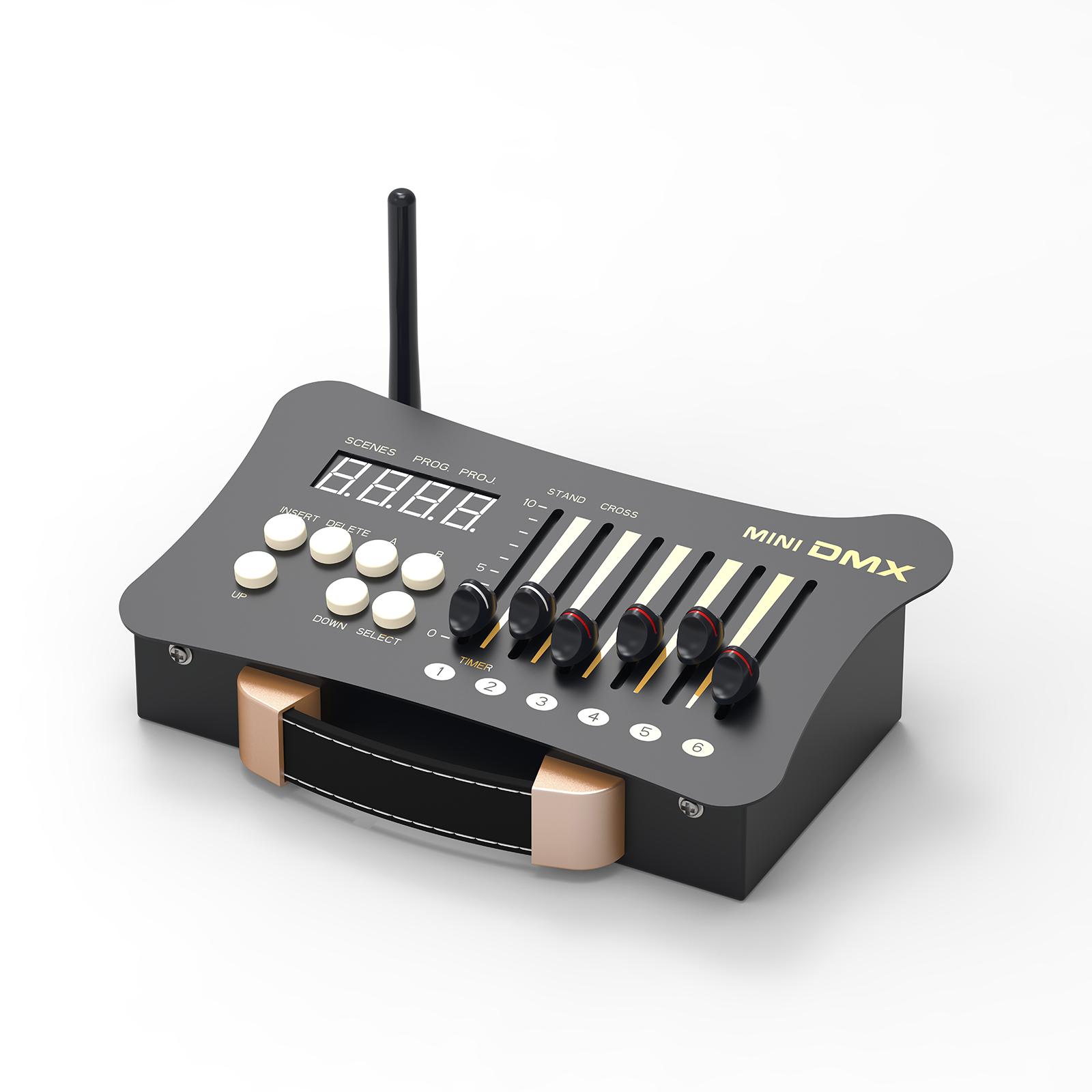 

Беспроводной контроллер DMX512, контроллер освещения для сцены, DJ, для DJ-группы, бара, дома, вечеринки, свадьбы
