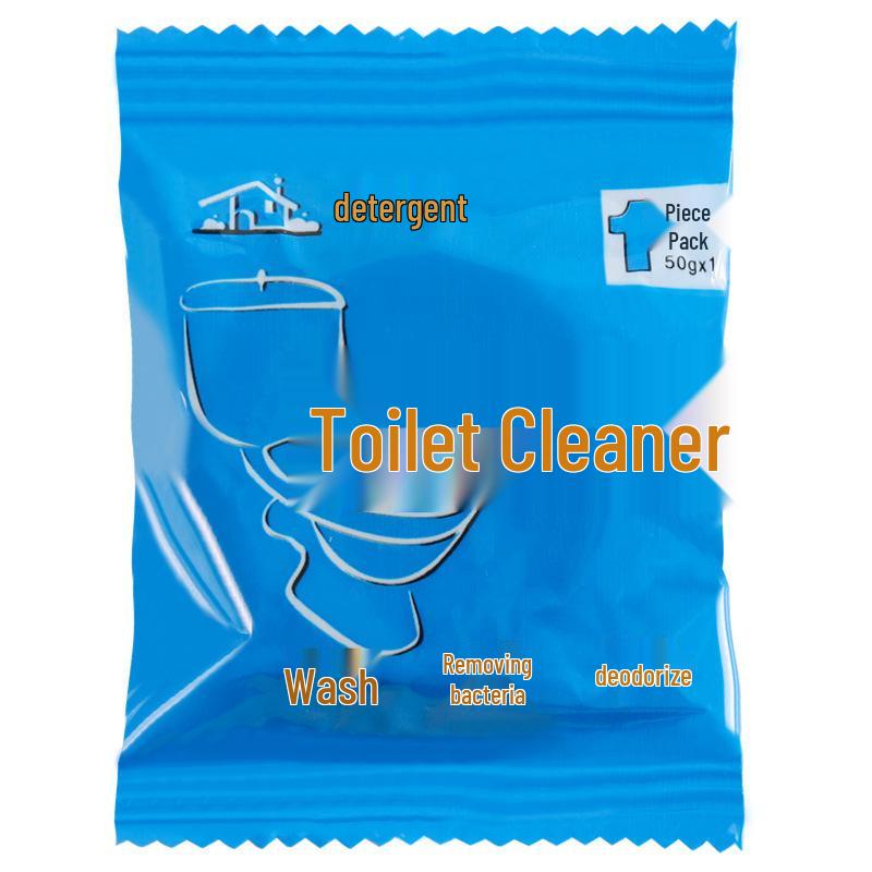 Toilet Bowl Cleaner with Jasmine Fragrance - Blue Bubble Cleaning Block